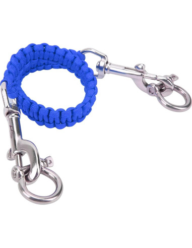 Lanyard de Cámara de Buceo Drfeify Acero Inoxidable 54cm