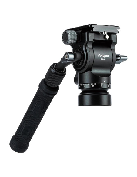 Cabezal de video Fotopro MH-2L con placa QR, carga 3kg Cabezal de video Fotopro MH-2L con placa QR, carga 3kg