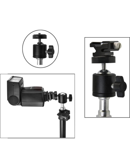 Cabezal de bola mini Lunies para HTC Vive y videocámaras, 2 piezas