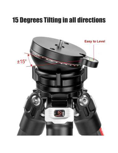 Cabezal de trípode panorámico SUNWAYFOTO LB-68R 10kg