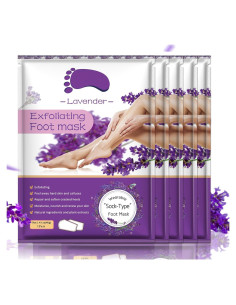 Mascarilla Exfoliante para Pies Wlytech - 5 Paquetes Hidratantes