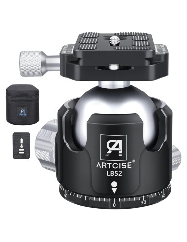 Cabezal de bola ARTCISE LB52 52mm Todo Metal 30kg
