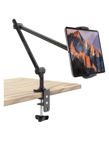 Soporte para Tableta AboveTEK TS-388B Ajustable 360 Negro