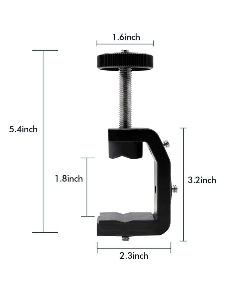 Abrazadera C Ajustable SLOW DOLPHIN para Cámara DSLR 4kg