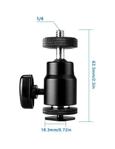 Abrazadera C Ajustable SLOW DOLPHIN para Cámara DSLR 4kg