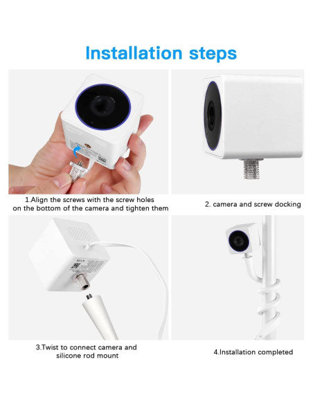 Soporte Flexible Giratorio HOLACA para Monitor de Bebé Wyze Cam