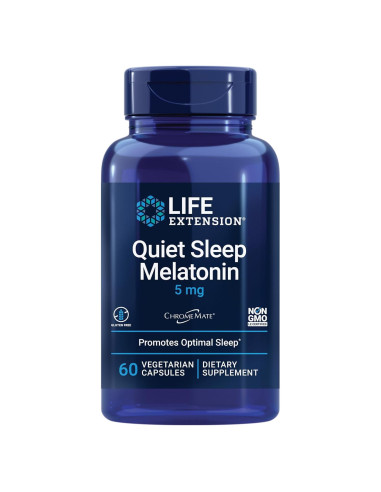 Suplemento de Melatonina Life Extension 5 mg 60 Cápsulas
