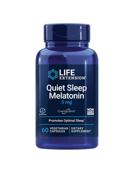 Suplemento de Melatonina Life Extension 5 mg 60 Cápsulas