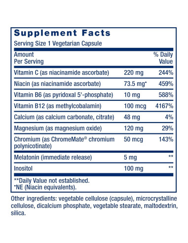Suplemento de Melatonina Life Extension 5 mg 60 Cápsulas