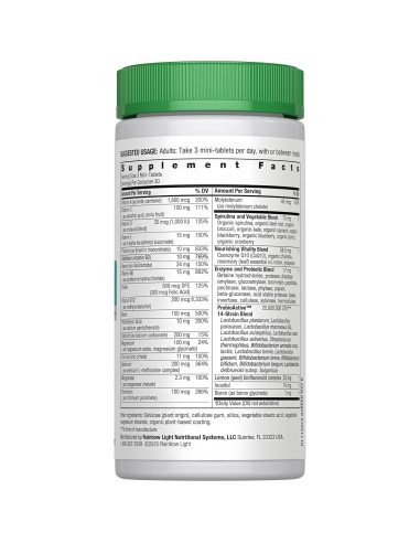 Multivitamina Mini-Tableta Rainbow Light 50+ 90 Mini-Tabletas