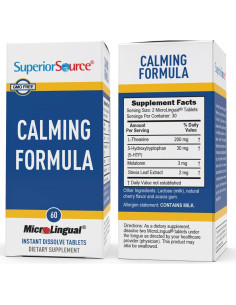 Suplemento Calmante Superior Source - 60 Tabletas MicroLinguales 2