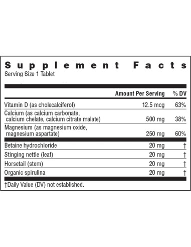 Suplemento de Calcio Rainbow Light con Magnesio y Vitamina D3 - 90 Tabletas