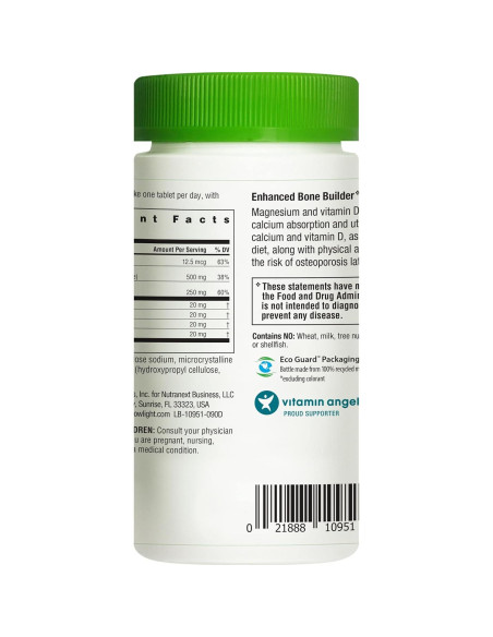 Suplemento de Calcio Rainbow Light con Magnesio y Vitamina D3 - 90 Tabletas