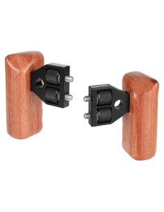 Empuñadura de Madera CAMVATE para DSLR y Jaula de Video