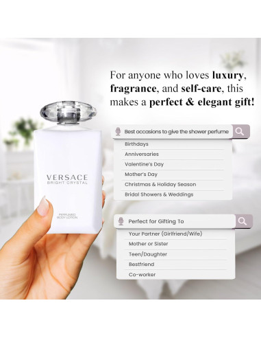 Loción Corporal Versace Bright Crystal 190.5 ml Hidratante