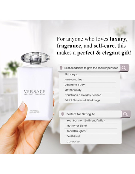 Loción Corporal Versace Bright Crystal 190.5 ml Hidratante