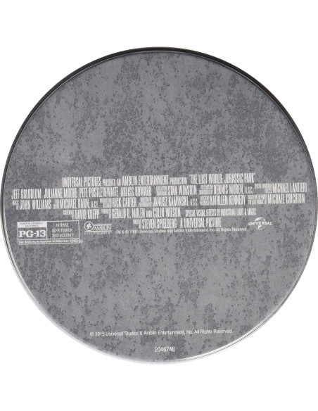 El Mundo Perdido: Parque Jurásico Edición Limitada Blu-ray DVD El Mundo Perdido: Parque Jurásico Edición Limitada Blu-ray DVD