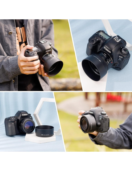 Capucha de lente Canon EF 50mm f/1.8 STM Kiwifotos LH-68