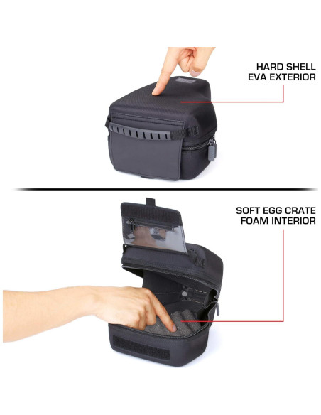 Funda Dura para Cámara DSLR USA Gear con Protección EVA 300mm
