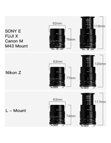 Objetivo Macro TTArtisan 40mm F2.8 MFT para Olympus/Panasonic