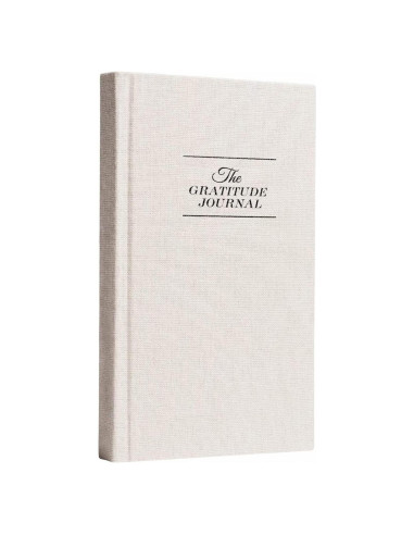 Diario de Gratitud GOSSIP FOX Beige - No Datado, 6 Meses