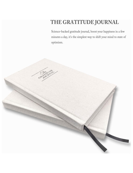 Diario de Gratitud GOSSIP FOX Beige - No Datado, 6 Meses