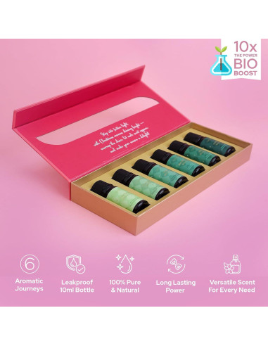 Juego de Aceites Aromáticos Carnatia Navidad - 6 Fragancias Naturales