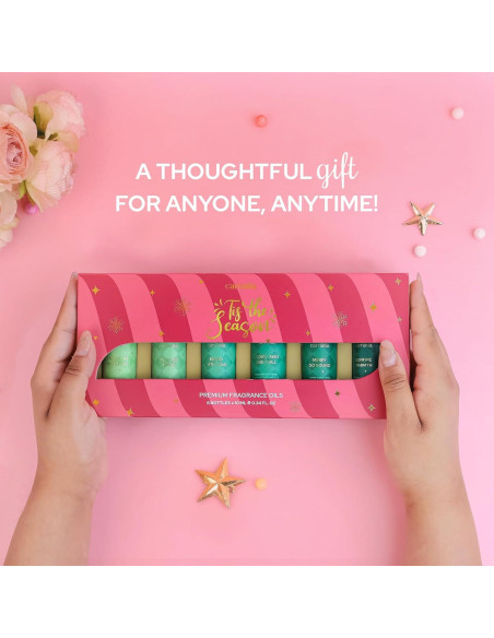 Juego de Aceites Aromáticos Carnatia Navidad - 6 Fragancias Naturales