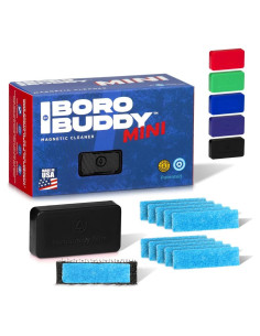 Limpiador de Vidrio Magnético SnowTree BoroBuddy Mini - Compacto, Negro