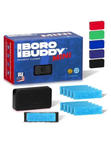 Limpiador de Vidrio Magnético SnowTree BoroBuddy Mini - Compacto, Negro