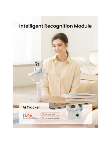 Estabilizador Gimbal Hohem iSteady V3 para Teléfonos - Blanco