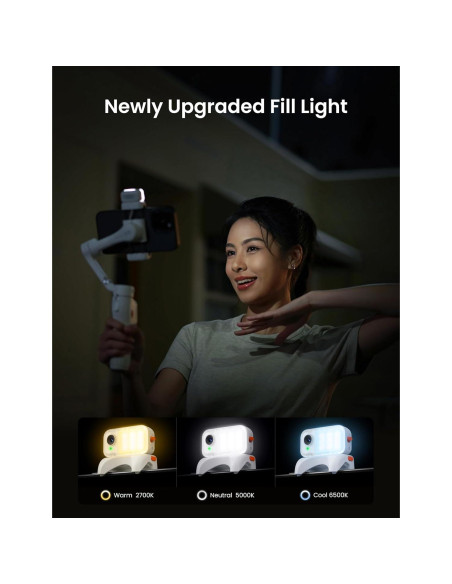 Estabilizador Gimbal Hohem iSteady V3 para Teléfonos - Blanco