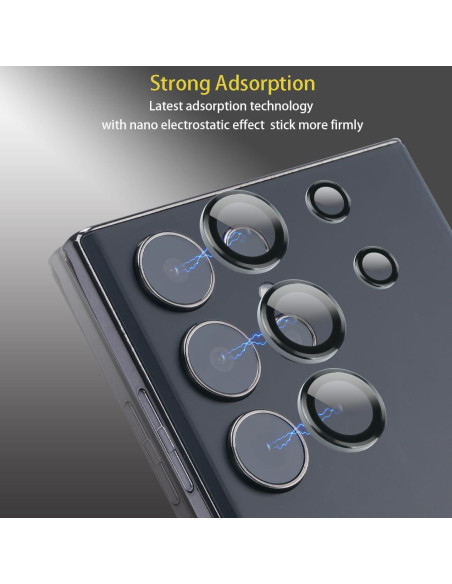 Protector de Lente de Cámara Rayorcon para Samsung Galaxy S24 Ultra