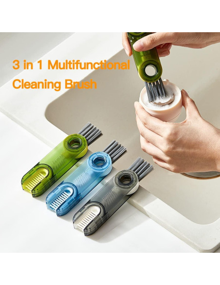 Paquete de 3 Cepillos de Limpieza Multifuncionales Faiwuoi