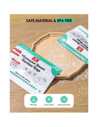 Bolsa de Esterilización a Vapor DEARLOMUM 8 Unidades Reutilizables