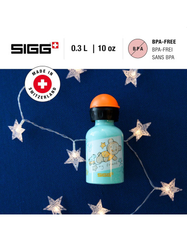 Botella de Agua Reutilizable SIGG Amigo Oso 0.3L Libre de BPA