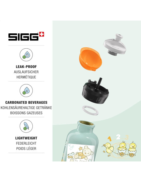 Botella de Agua Reutilizable SIGG Amigo Oso 0.3L Libre de BPA