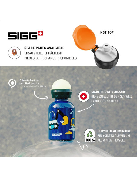 Botella de Agua Reutilizable SIGG Amigo Oso 0.3L Libre de BPA