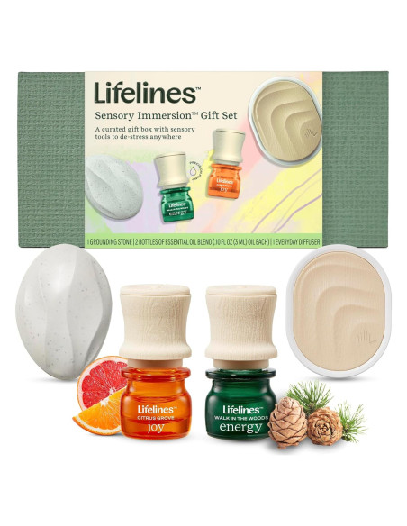 Juego de Regalo Sensorial Lifelines - Difusor y Aceites Esenciales Juego de Regalo Sensorial Lifelines - Difusor y Aceites Esenciales