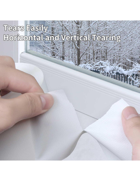 Cinta de Sellado de Ventanas MILEQEE 4.8cm x 20.1m Aislante Cinta de Sellado de Ventanas MILEQEE 4.8cm x 20.1m Aislante