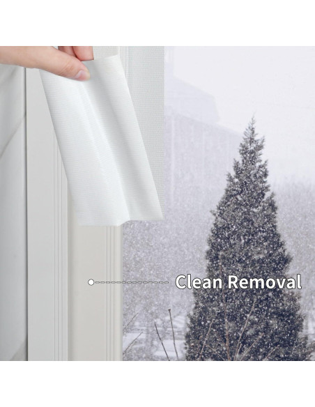 Cinta de Sellado de Ventanas MILEQEE 4.8cm x 20.1m Aislante Cinta de Sellado de Ventanas MILEQEE 4.8cm x 20.1m Aislante