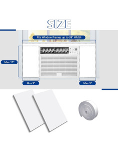 Paneles Aislantes para Aire Acondicionado Wintcomfort 43.2x22.9cm 2