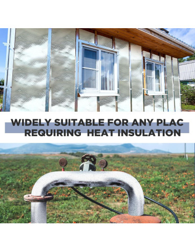 Barrera Radiante Aislante Ireer 1.22m x 76.2m Aluminio