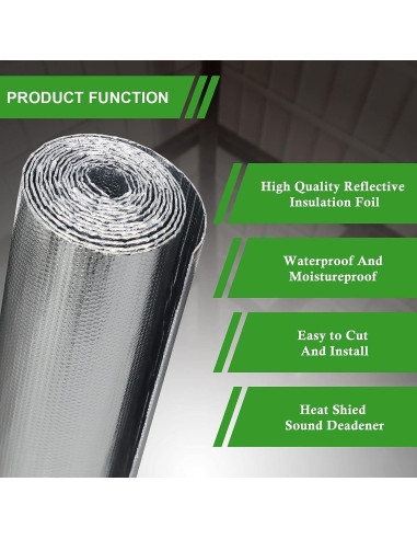 Aislamiento Burbuja Reflectante Doble Trade Winds 61x304cm Ignífugo