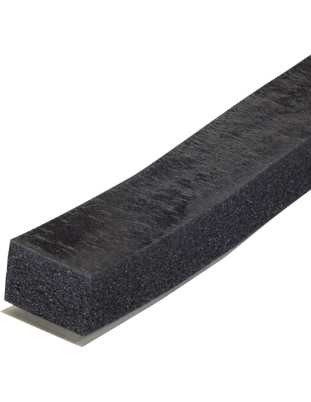 Sello de Ventana de Esponja M-D 3/8" x 1/2" x 10 ft Negro