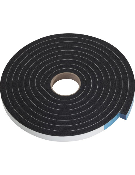 Sello de Ventana de Esponja M-D 3/8" x 1/2" x 10 ft Negro