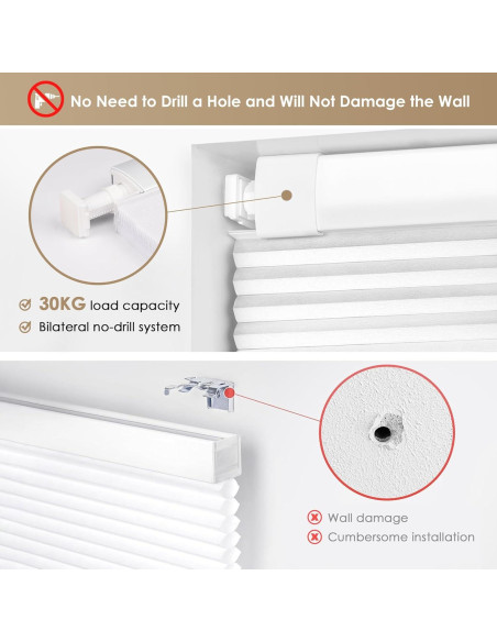 Cortinas Celulares LazBlinds 60 cm x 91 cm Blackout Sin Taladro Cortinas Celulares LazBlinds 60 cm x 91 cm Blackout Sin Taladro