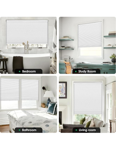 Cortinas Celulares LazBlinds 60 cm x 91 cm Blackout Sin Taladro