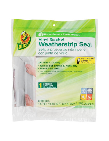 Sello de Burlete de Vinilo Duck 1280121 5.18m para Puertas y Ventanas