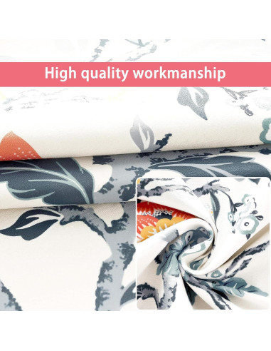 Cortinas Blackout Térmicas DriftAway Ada 2 Paneles 132x160 cm Floral